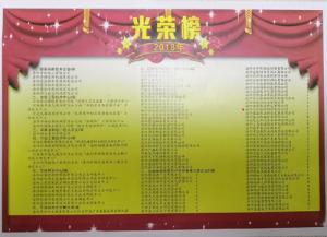 光荣榜